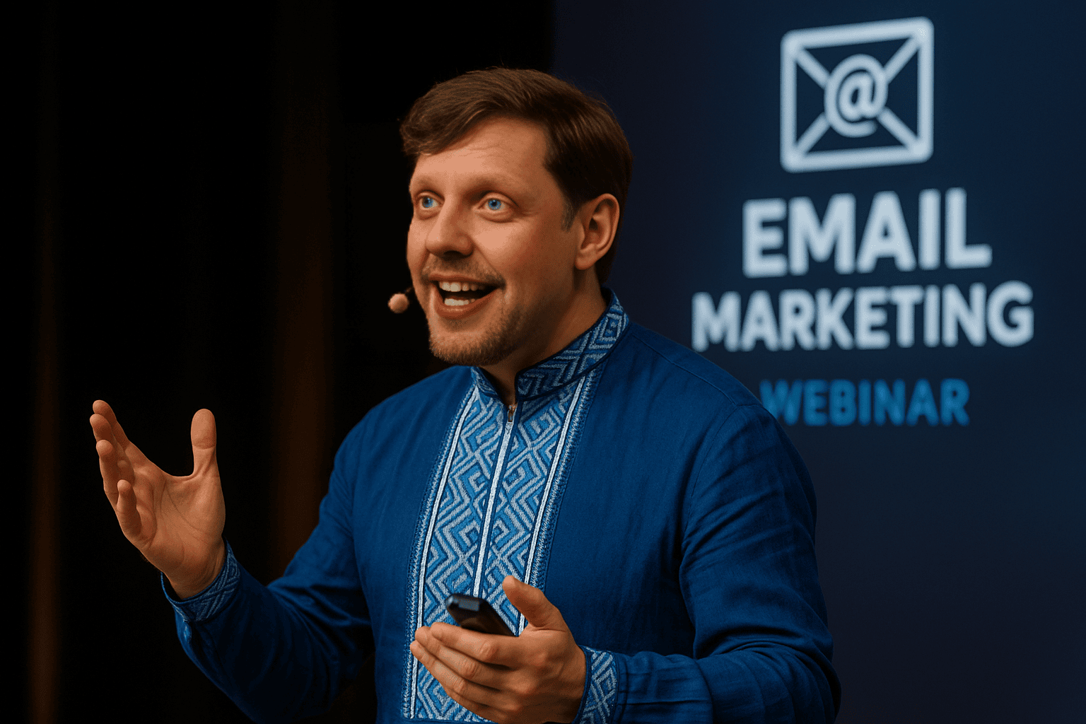 Тест генерирования GenAI-изображения с фото для выступления на вебинаре по email-маркетингу Тест генерирования GenAI-изображения с фото для выступления на вебинаре по email-маркетингу