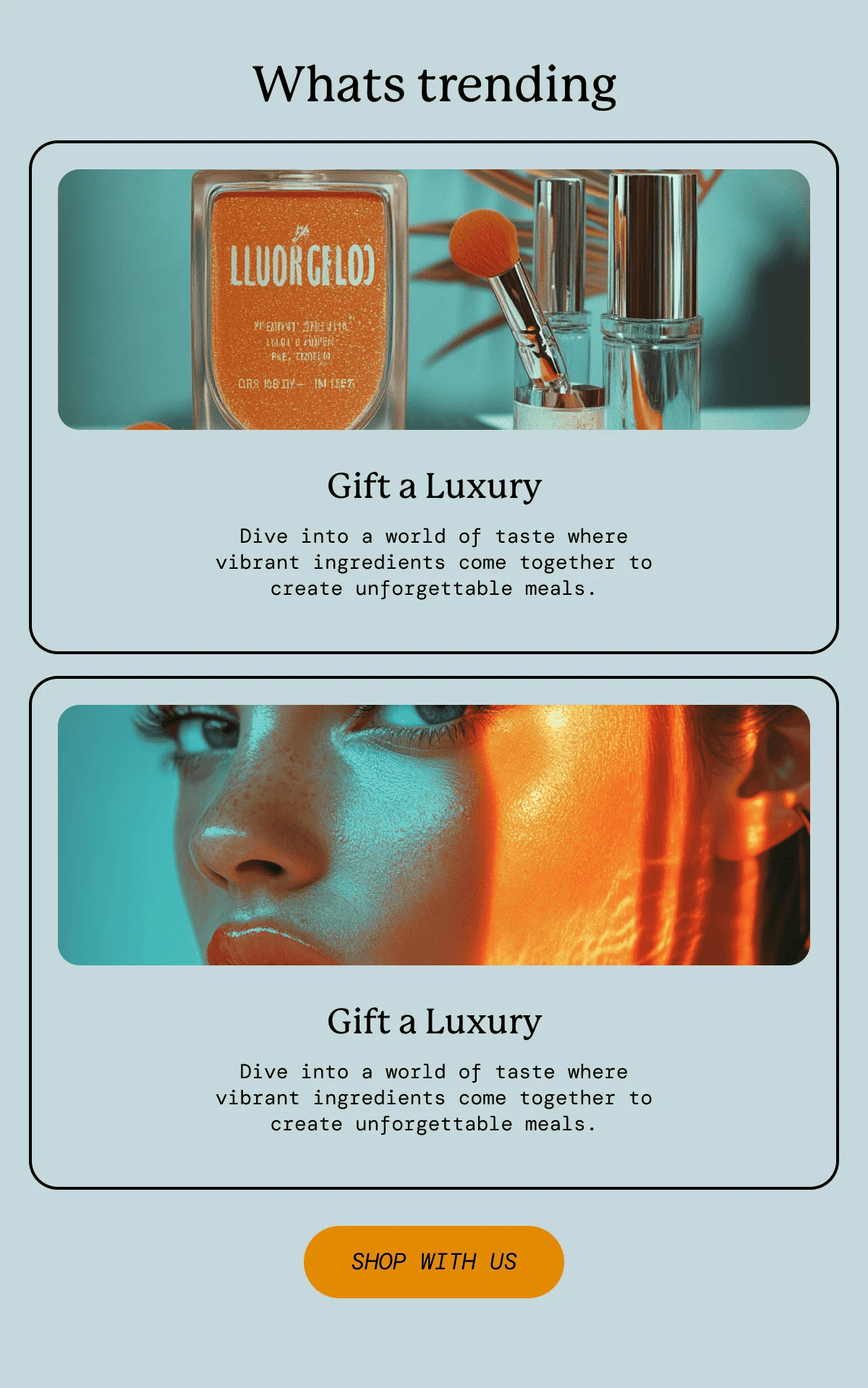 Trends cards example 1 Trends cards example 1