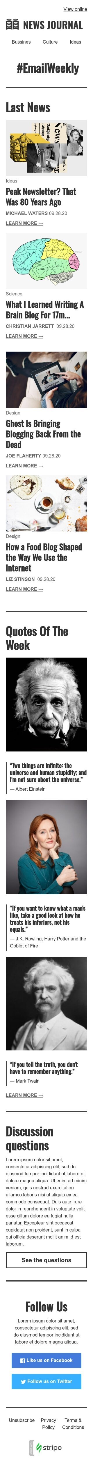 Line breaks, subheadings, and proper spacing serve as clear visual cues that make emails easier to navigate