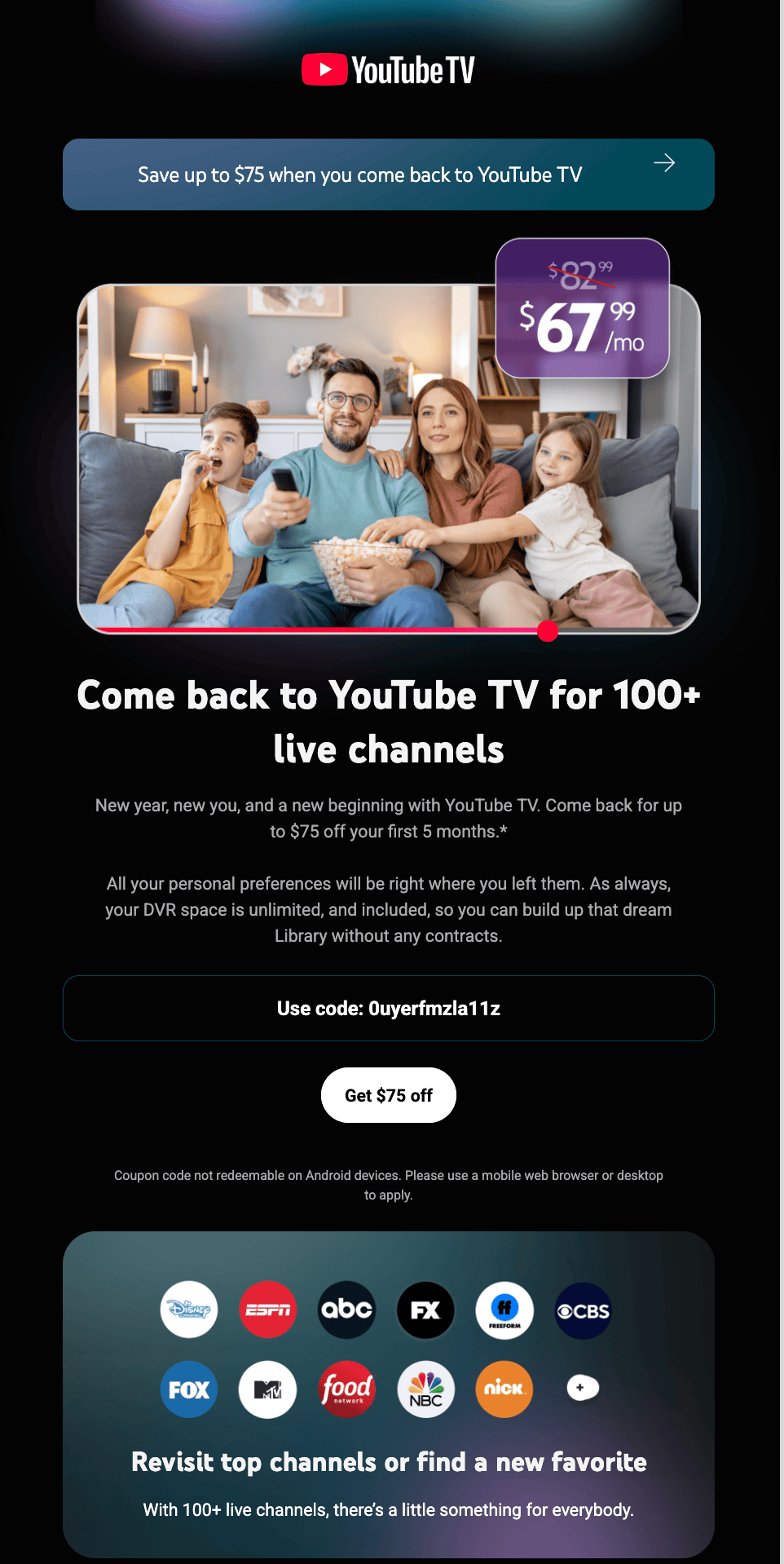 Beispiel für eine Win-Back-E-Mail-Kampagne für SaaS Beispiel für eine Win-Back-E-Mail-Kampagne für SaaS