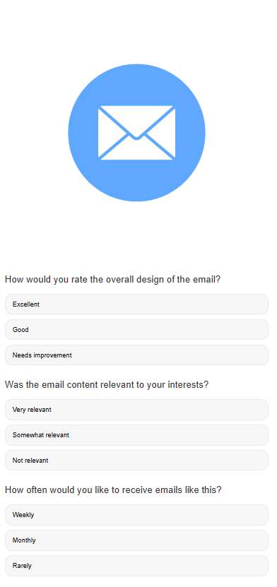 Questionnaire form example
