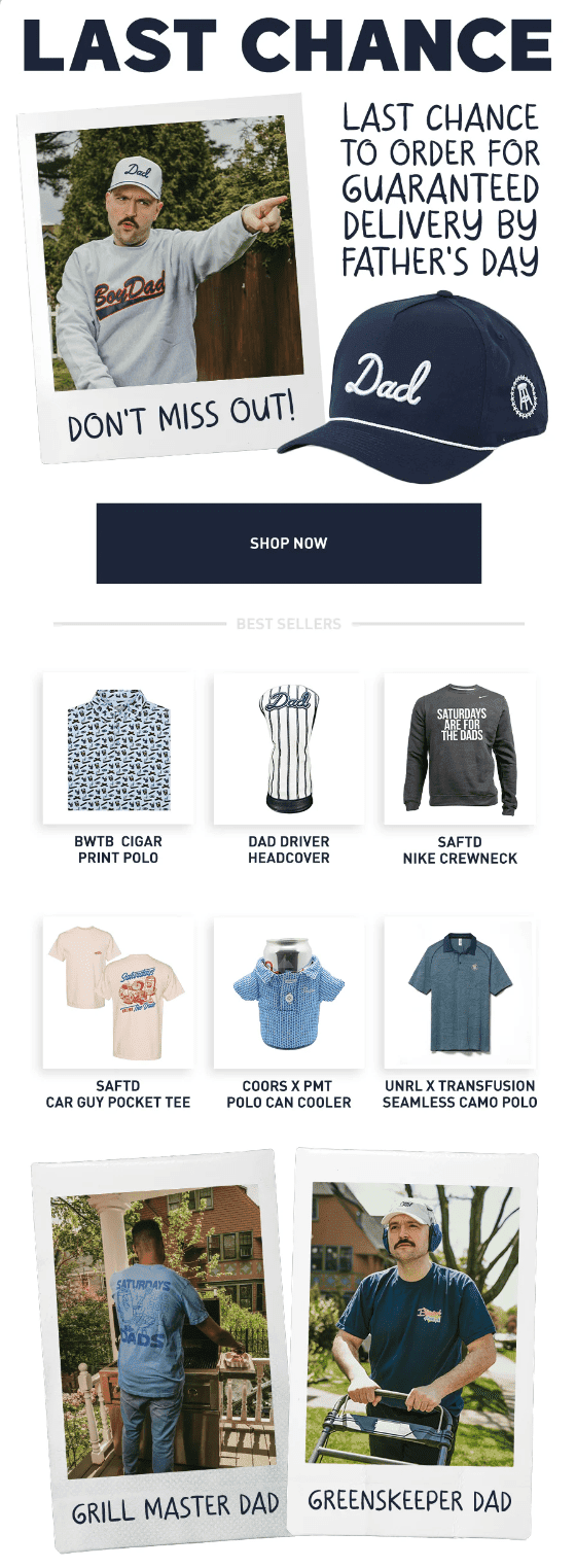 Last-minute gift ideas for Father's Day from Barstool