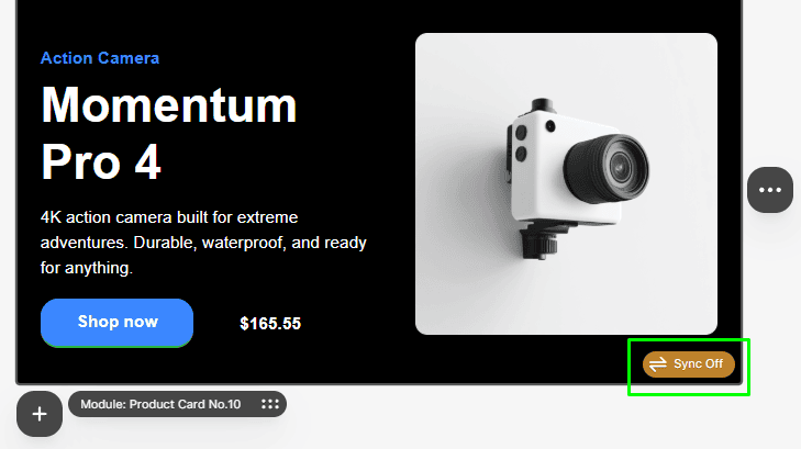 Synchronization feature is off