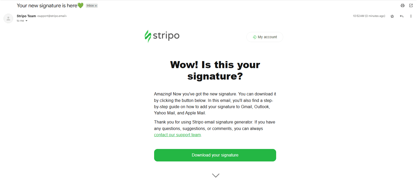 Email with files to download email signature Email with files to download email signature
