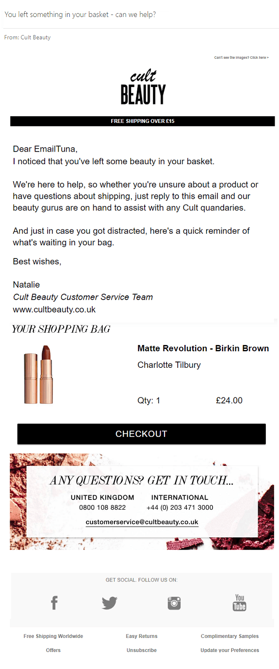 Successful example of A/B testing