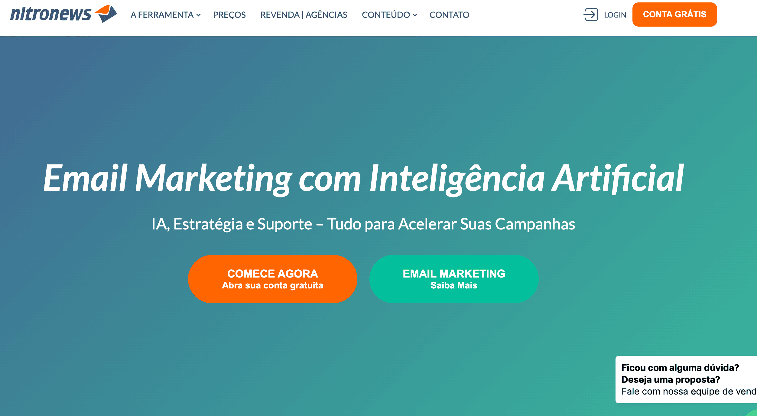 Blog da Nitronews sobre email marketing no Brasil
