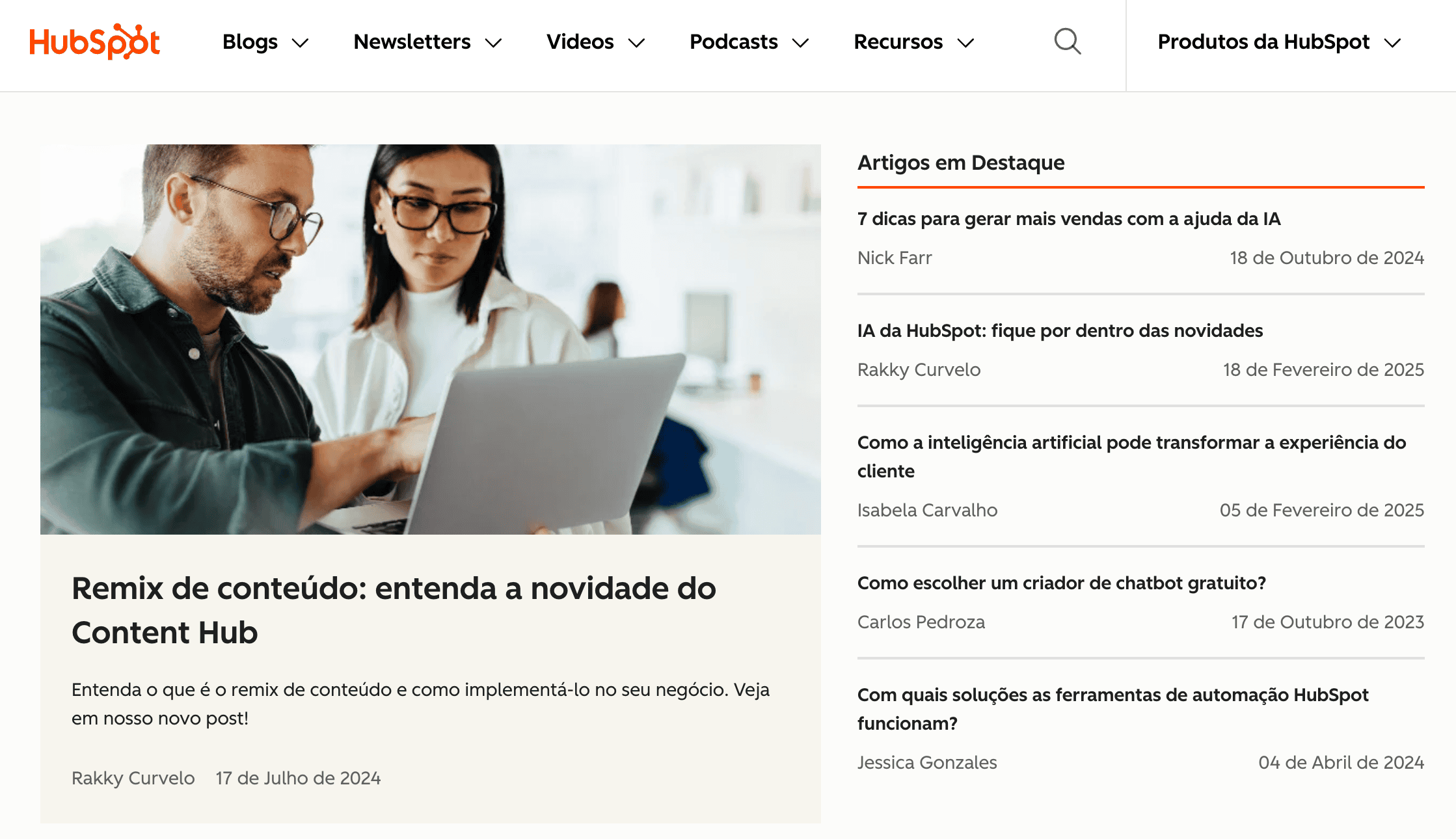 Blgo da Hubspot para o mercado brasileiro