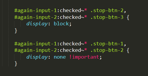 Styles for correct display of Try Again buttons