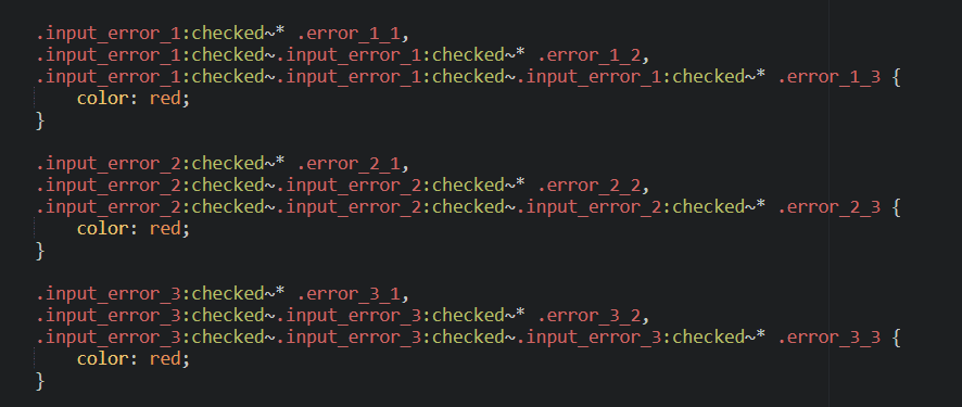 Code for the red color