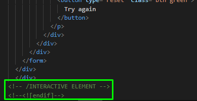 Important fallback code