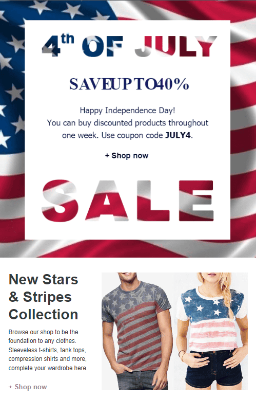 Unabhängigkeitstag Email _ Bunte Banner Unabhängigkeitstag Email _ Bunte Banner