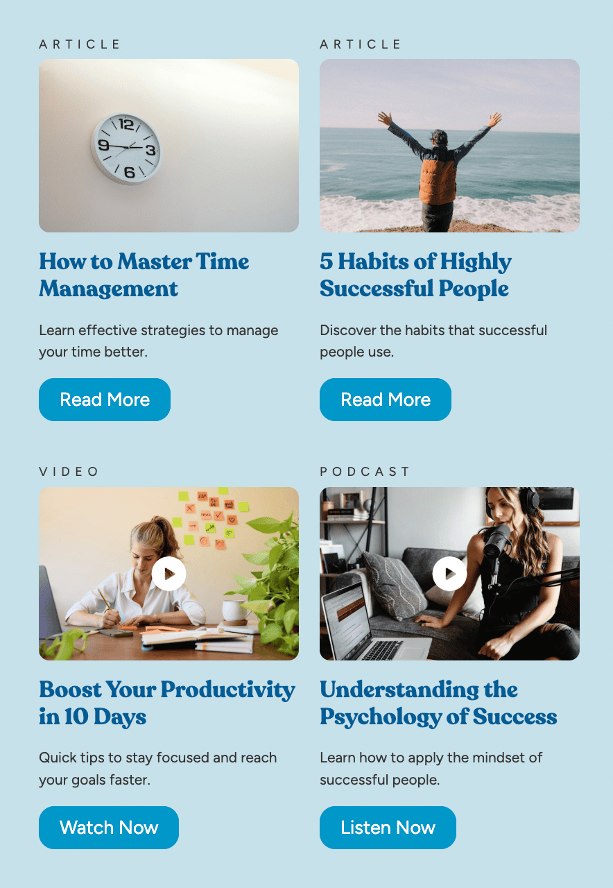 Videos in educational emails to empower your recruitment efforts Videos in educational emails to empower your recruitment efforts