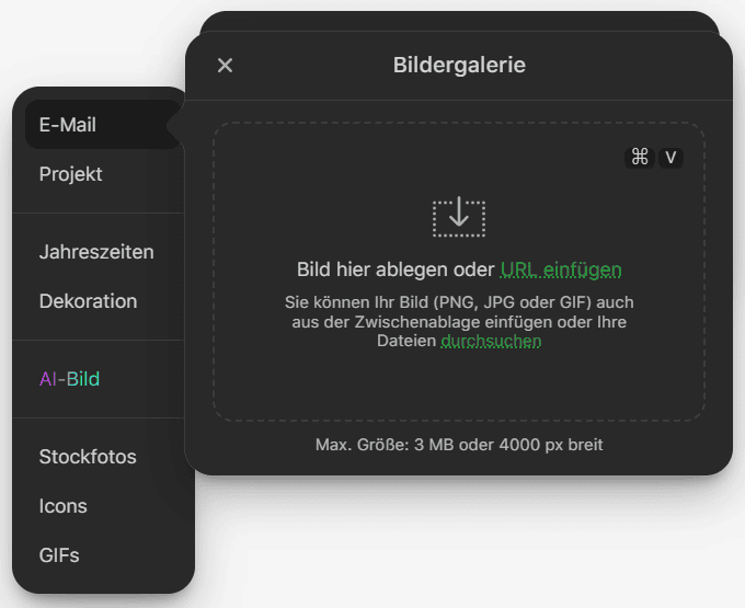 Verschiedene Möglichkeiten zum Hinzufügen eines Hintergrundbildes Verschiedene Möglichkeiten zum Hinzufügen eines Hintergrundbildes