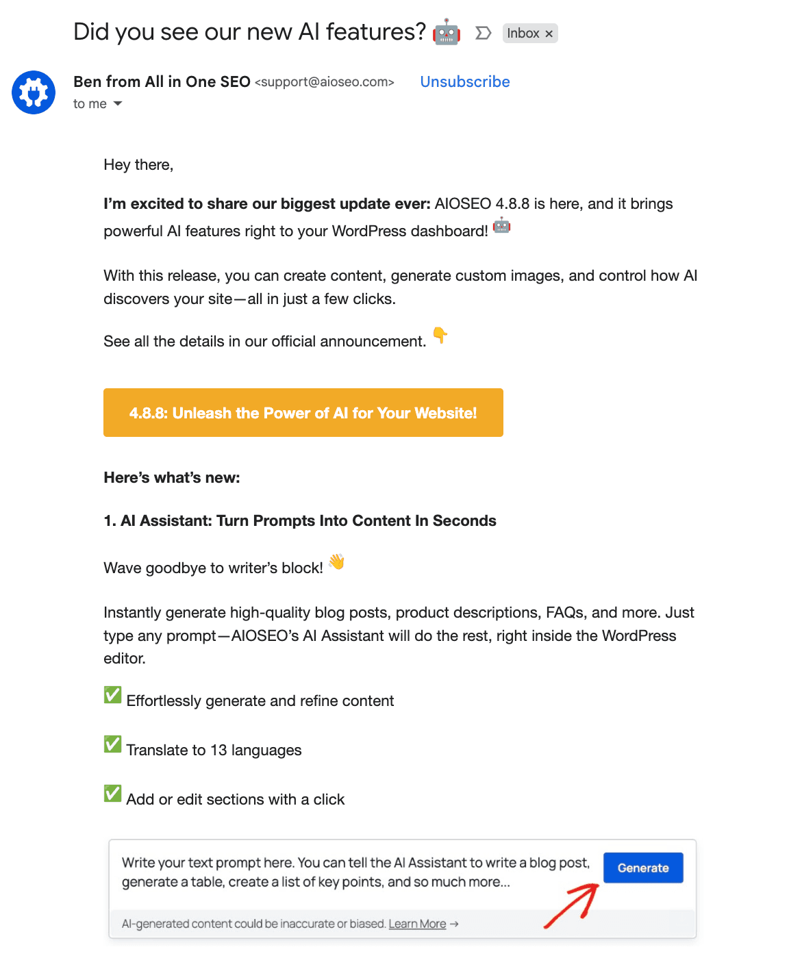 Гибридное письмо: простой HTML-текст Гибридное письмо: простой HTML-текст