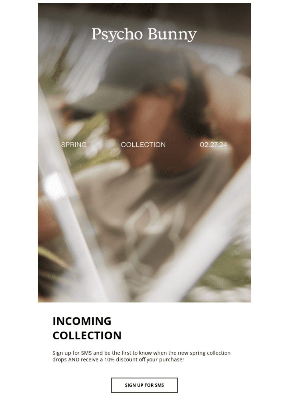 Приклад успішного тизерного листа для формування очікування