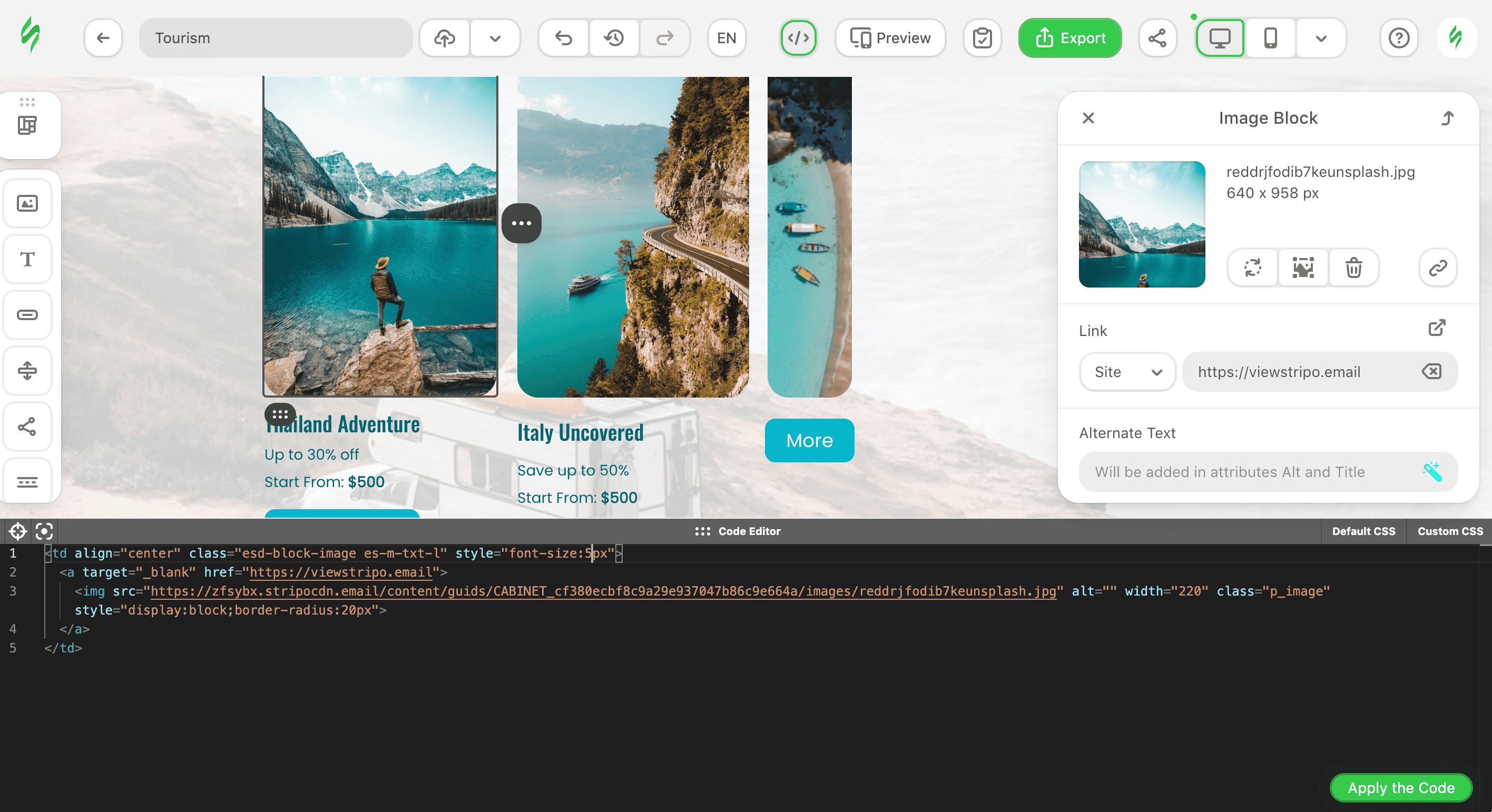 How to edit HTML code in the Stripo editor How to edit HTML code in the Stripo editor