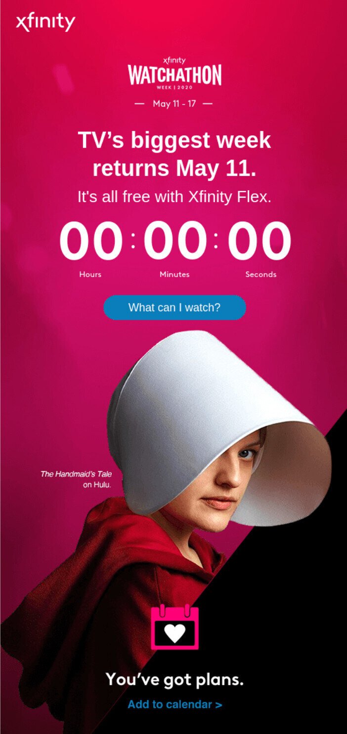 Маркетинговий лист із таймером зворотного відліку для створення ажіотажу