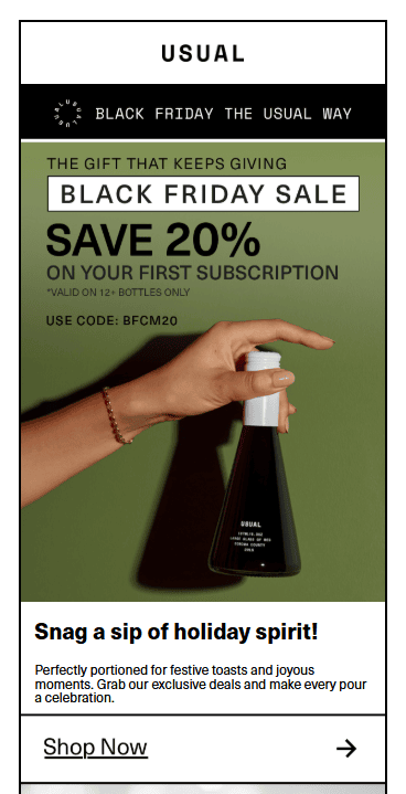 Building a contact list with Black Friday offers Building a contact list with Black Friday offers