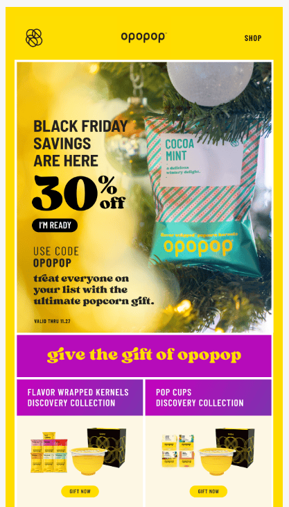 Christmas reminder example Christmas reminder example