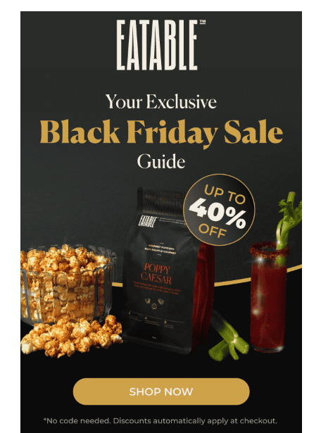 Suitable fonts for BLack Friday emails Suitable fonts for BLack Friday emails