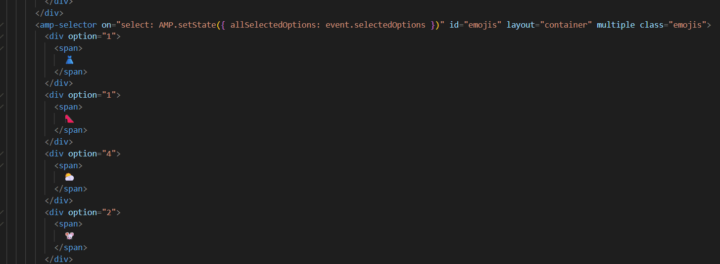 Code for the grey emojis