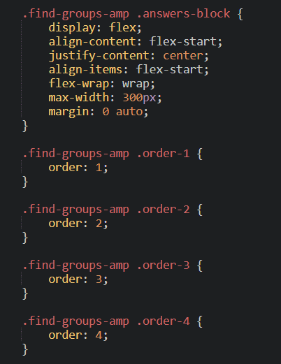 Style code for displaying emojis in order