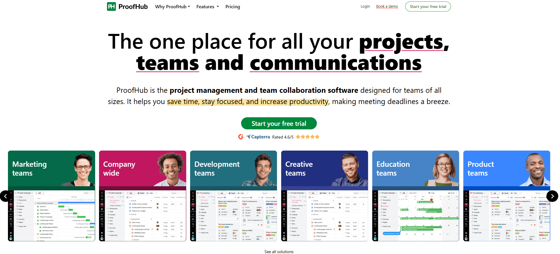 ProofHub task management tool
