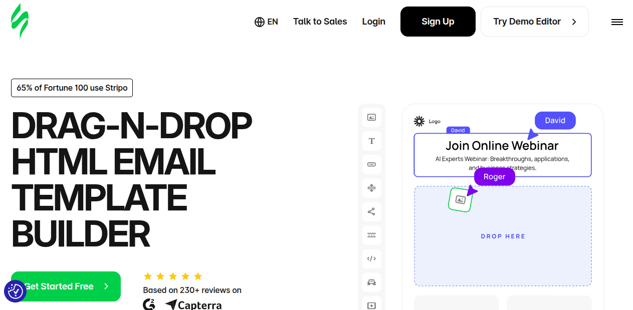 Stripo home page Stripo home page