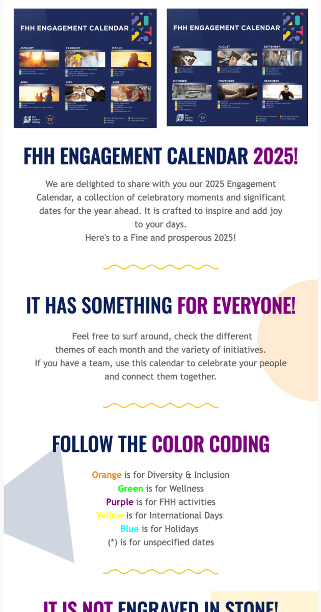 Example of an email for the human resources sphere