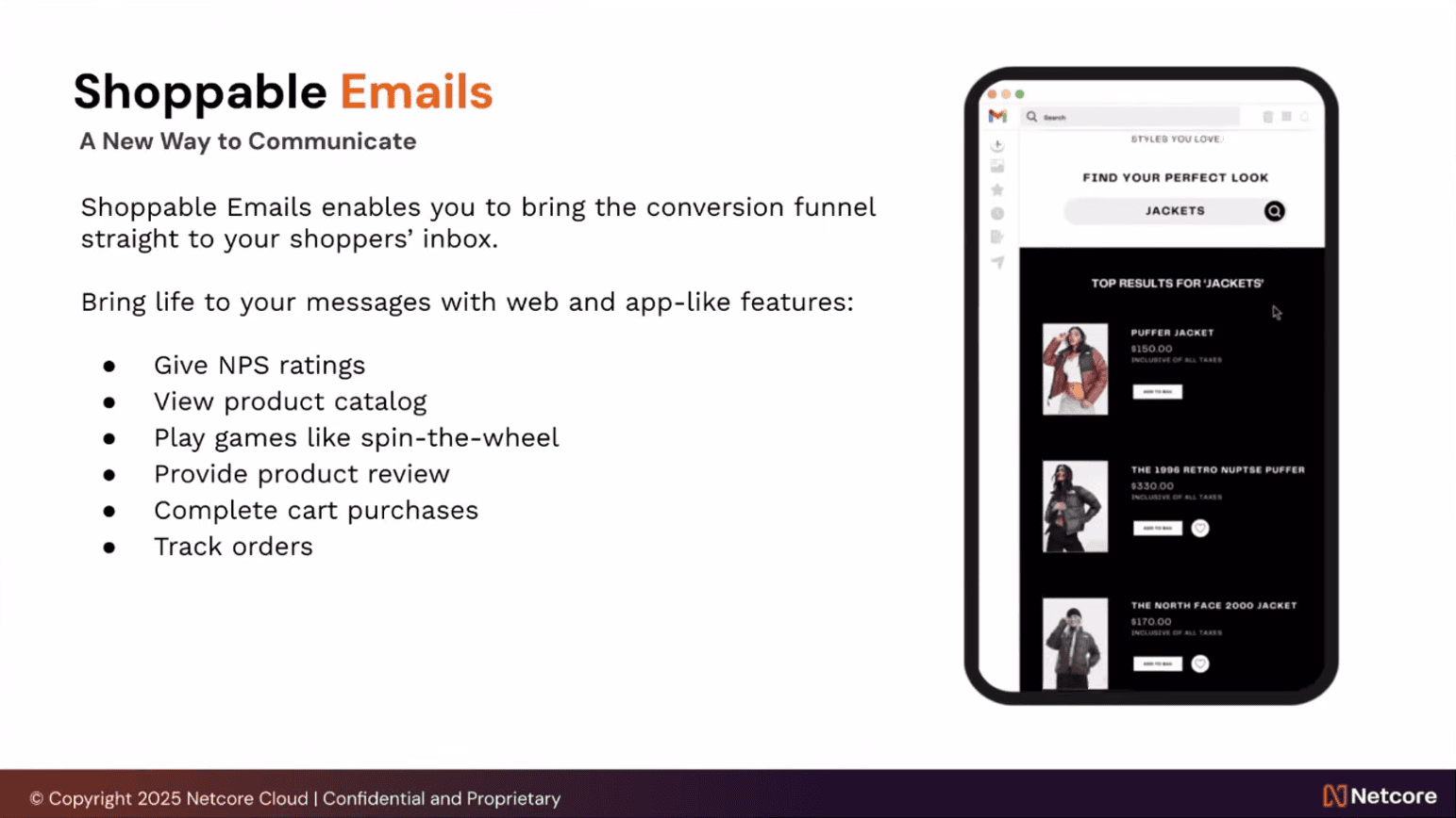 What are shoppable emails?
