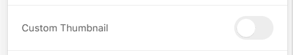 Custom thumbnail