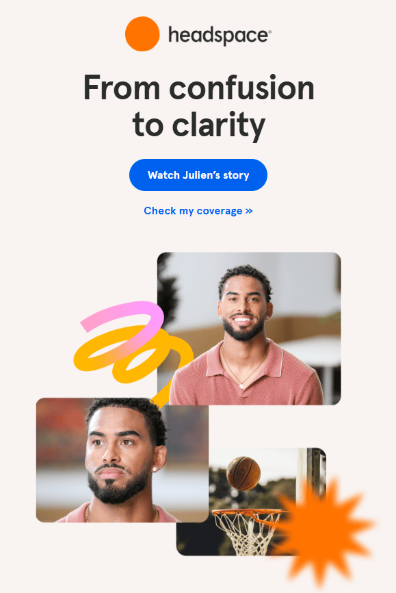 Example from Headspace