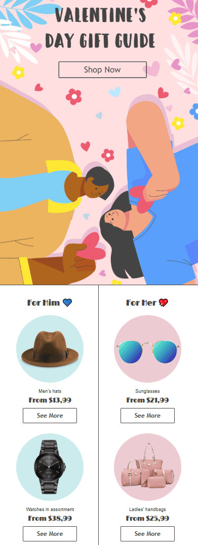 Two-column layout example