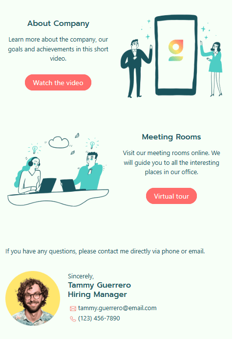 Zig-zag signature example