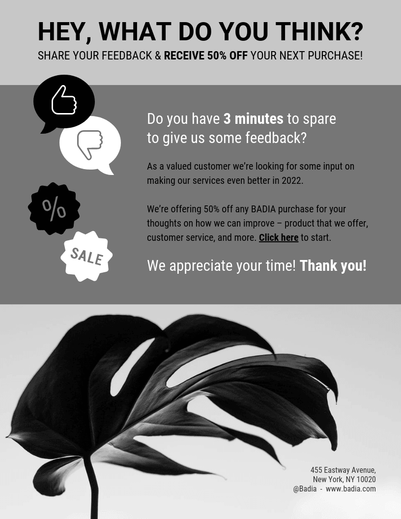 Example of avoiding pure black and pure white in the email Example of avoiding pure black and pure white in the email