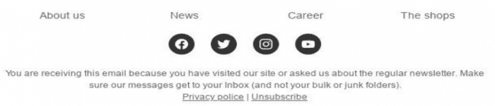 Exemplo de banner de rodap&eacute; de e-mail