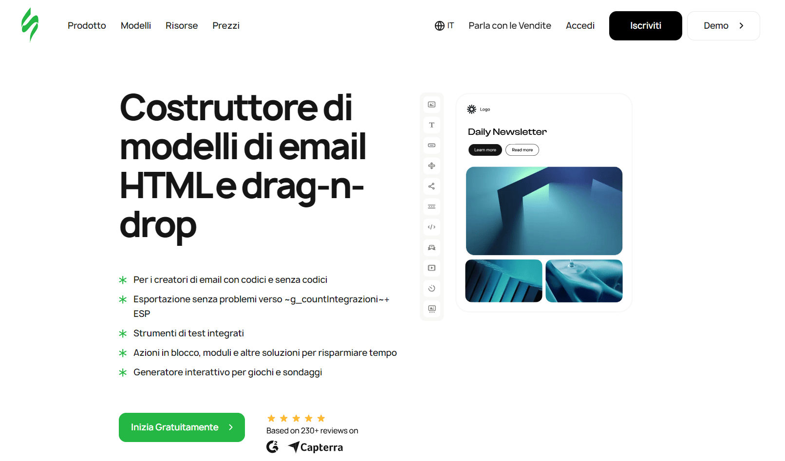 Generatore di modelli email Stripo Generatore di modelli email Stripo