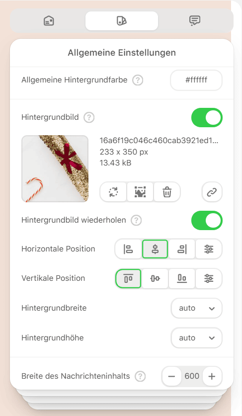 Hintergrundbild für Outlook-E-Mail-Vorlagen