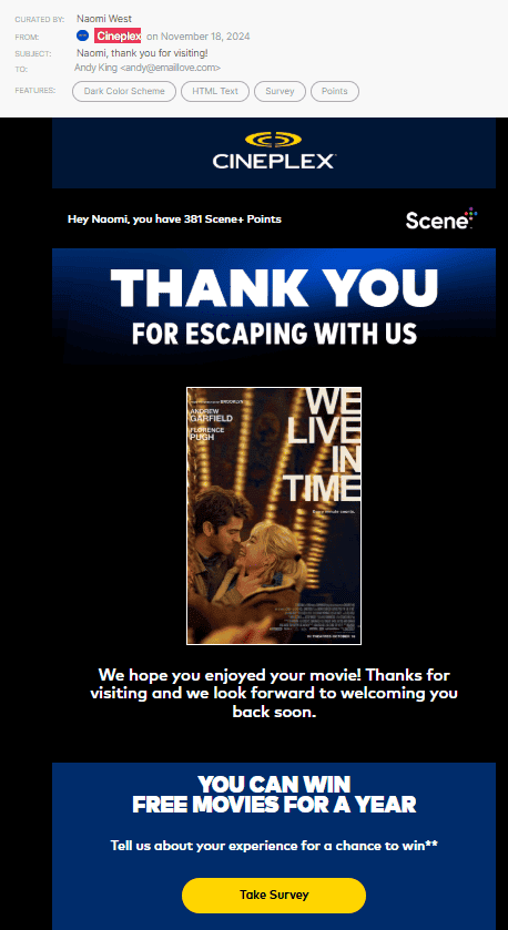 Example of a follow-up email