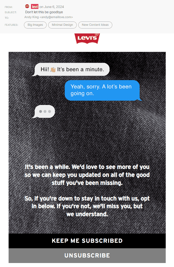 Example of a follow-up email