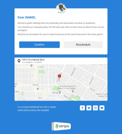 Example of a follow-up email