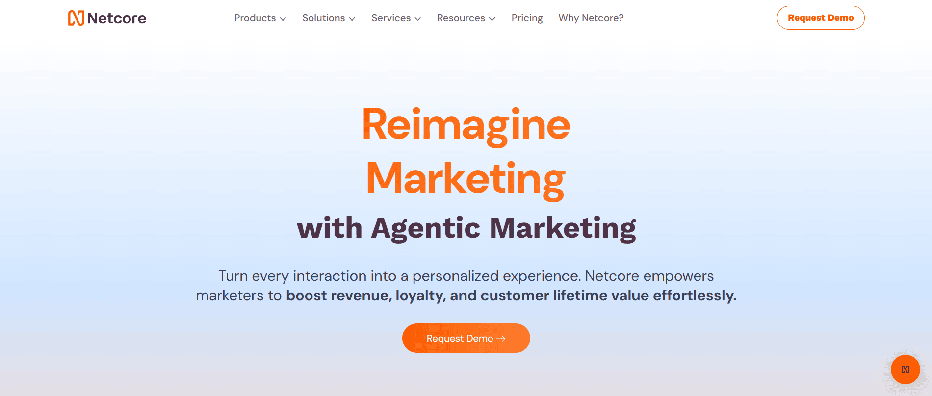 Netcore ESP main page