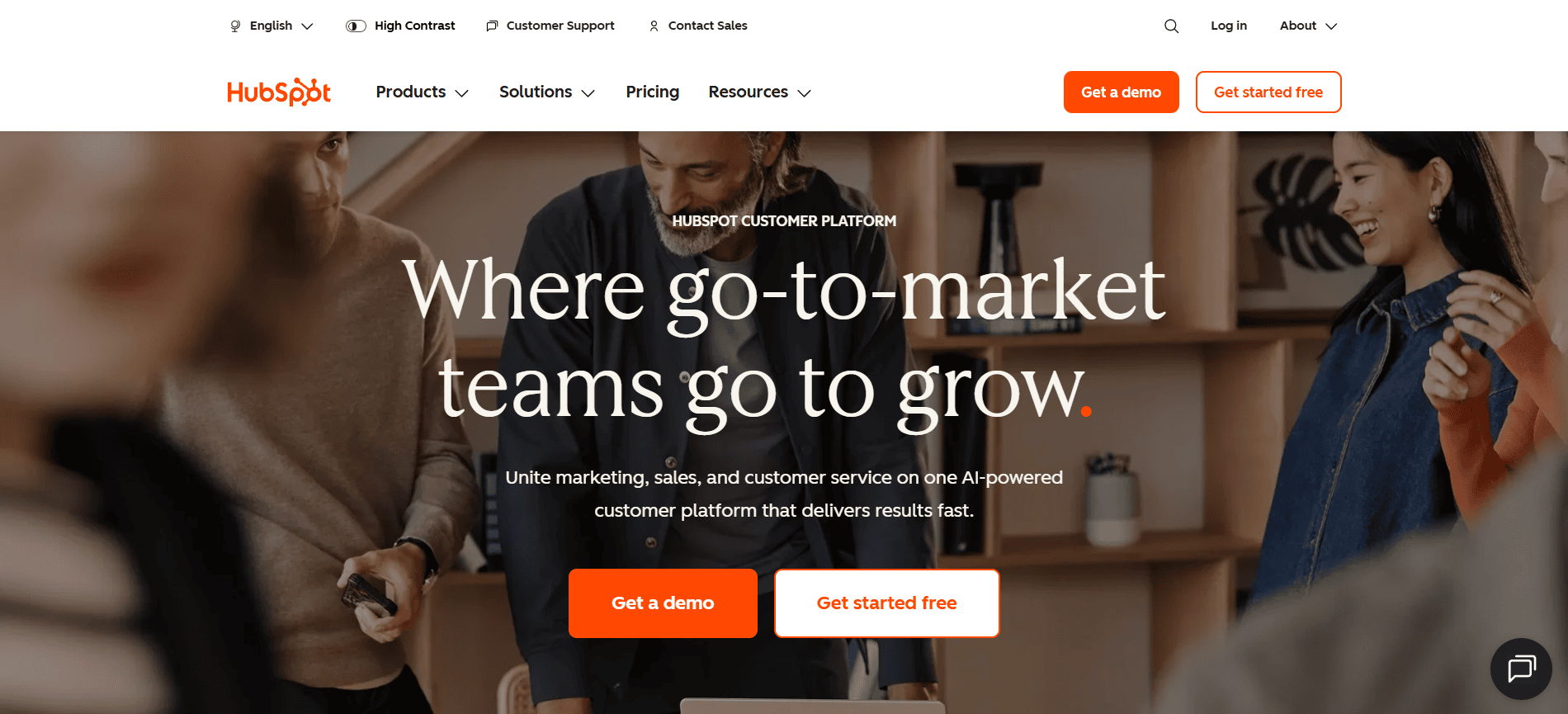 HubSpot ESP main page