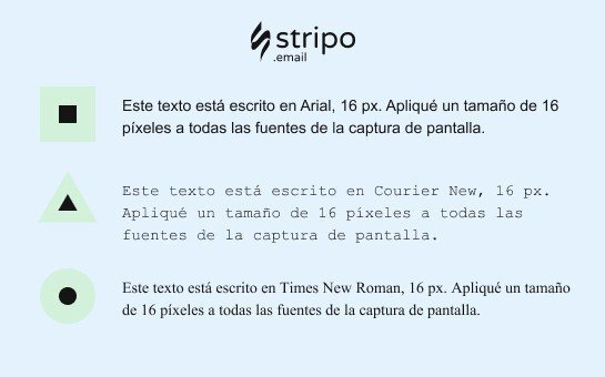 Correo electrónico con fuentes seguras _ Trabajando en el tamaño de la fuente por correo electrónico Correo electrónico con fuentes seguras _ Trabajando en el tamaño de la fuente por correo electrónico