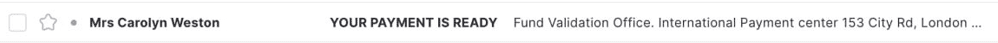 An example of excessive capitalization in the subject line An example of excessive capitalization in the subject line