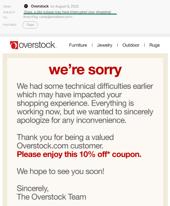 An example of a clear and specific subject line An example of a clear and specific subject line