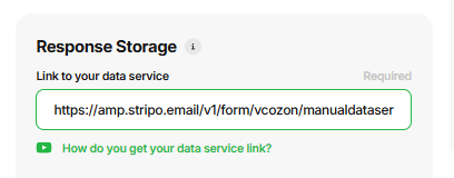 Adding a response storage