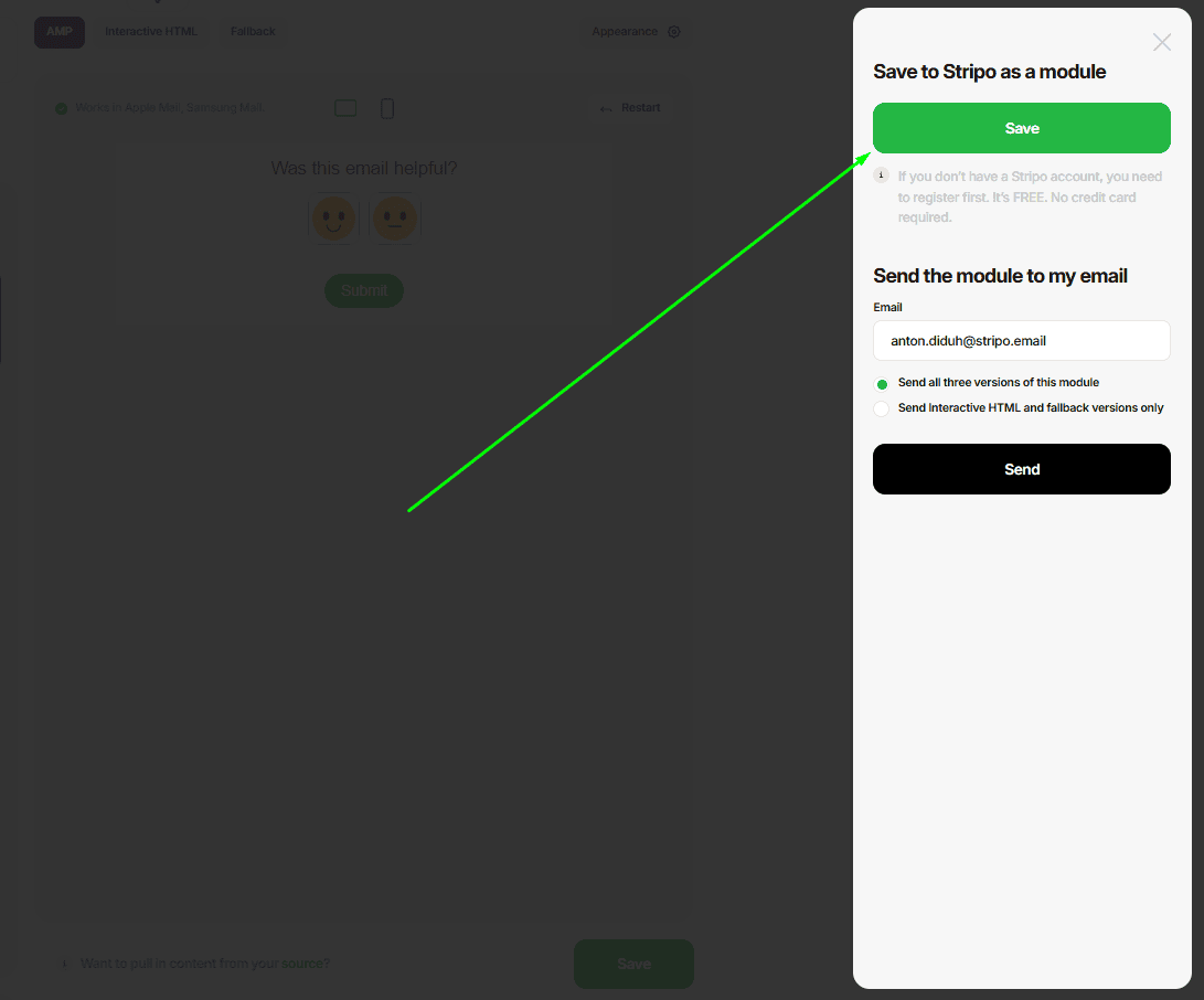 Saving game as a module