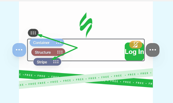 Stripe settings opening for mobile email design