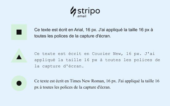 Polices de caractères sécurisées pour l'email _ Travailler sur la taille des polices de caractères pour l'email Polices de caractères sécurisées pour l'email _ Travailler sur la taille des polices de caractères pour l'email